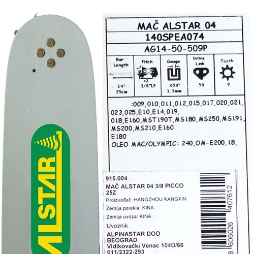 MAČ ALSTAR 04