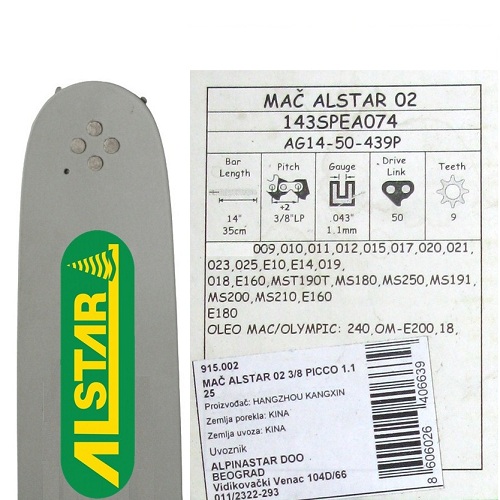 MAČ ALSTAR 02